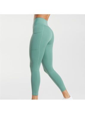 Gymshark High-Waist Pocket Leggings in Sage